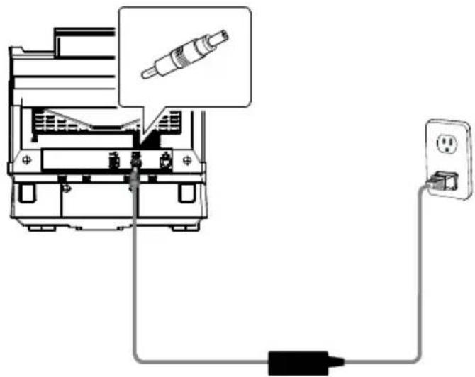 AVISION AD3100FWN - Connecter le câble d'alimentation - 1