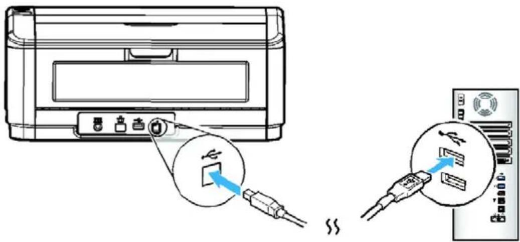 AVISION AD6090N - Connecter à l'ordinateur - 1