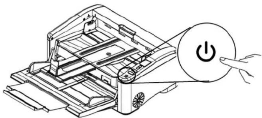 AVISION AD6090N - Connecter le câble d'alimentation - 2