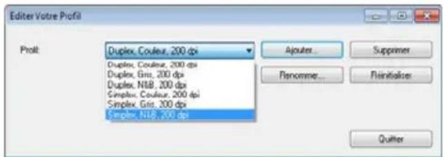 AVISION AD6090N - Pour charger un profil, - 1