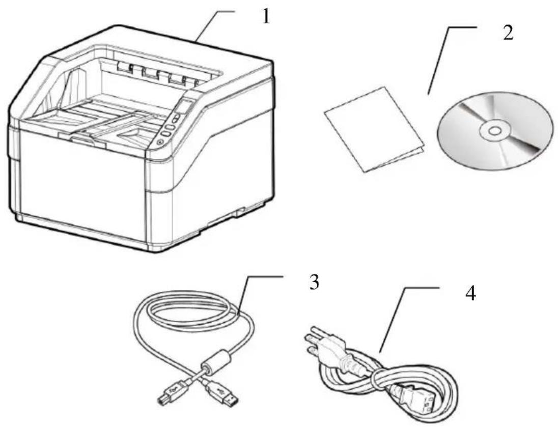 AVISION AD8120U - É lé ments de l'emballage - 1