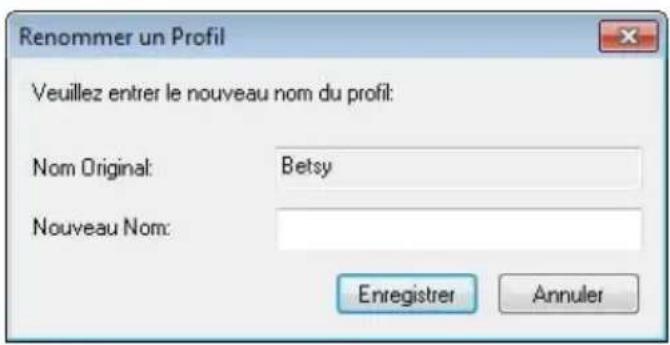 AVISION AD8130UN - Pour renommer un profil, - 1