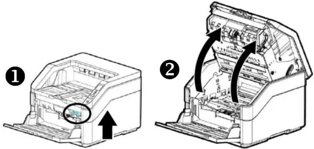 AVISION AD8130UN - Remplacement du rouleau à marche inverse - 1