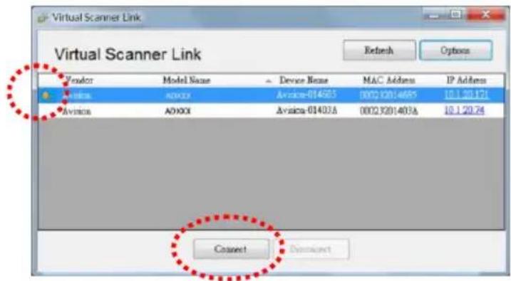 AVISION AD8120UN - Connexion au scanner en ré seau - 2