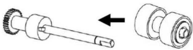 AVISION AD8120UN - Remplacement du rouleau à marche inverse - 5