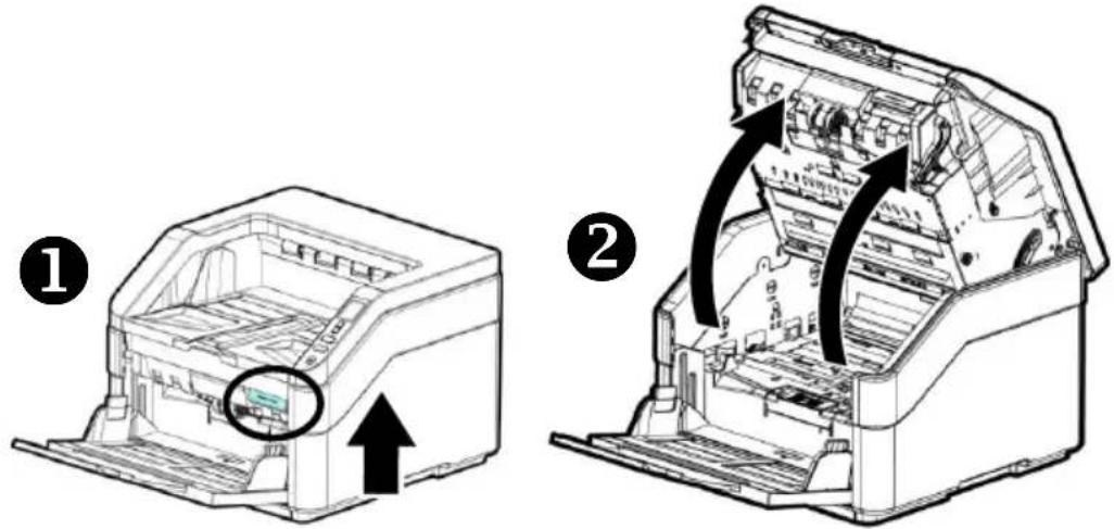 AVISION AD8120UN - Remplacement du rouleau à marche inverse - 1