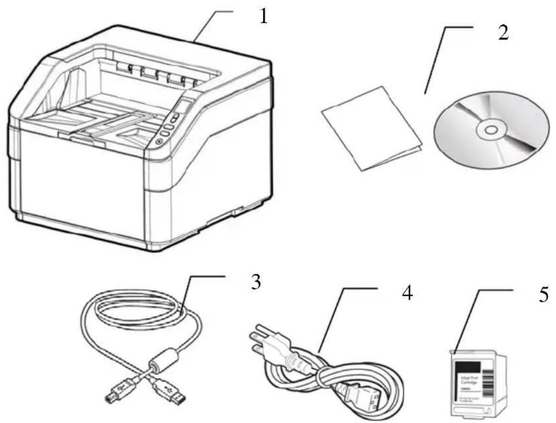 AVISION AD8120P - Éléments de l'emballage - 1
