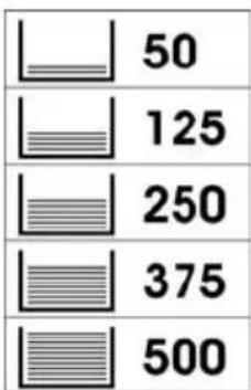 AVISION AD8120P - Spécifier le nombre de feuilles chargées dans le magasin d'entrée - 2