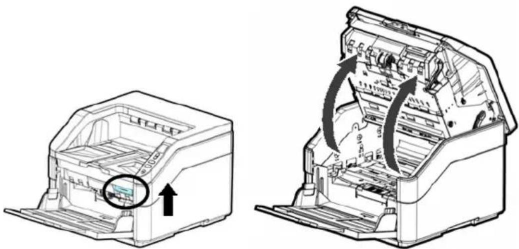 AVISION AD8120P - Remplacement du rouleau à marche inverse - 1