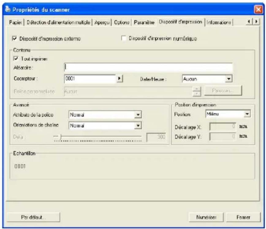 AVISION AD8120P - Imprimer vos informations - 1
