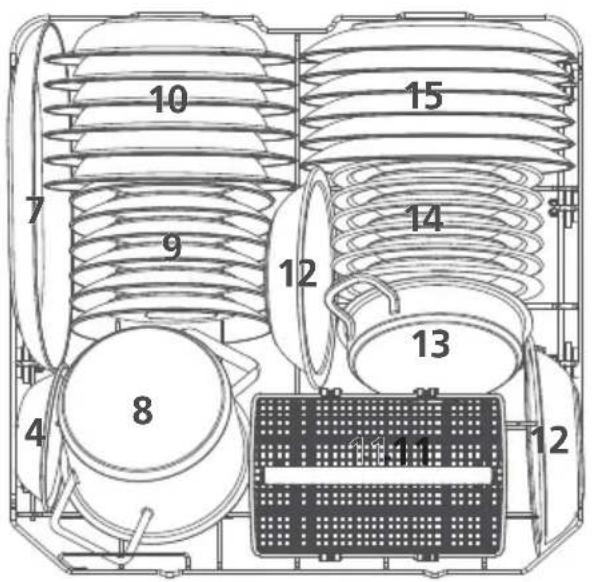 AYA ALV1247DB6NE - Panier inférieur : - 1