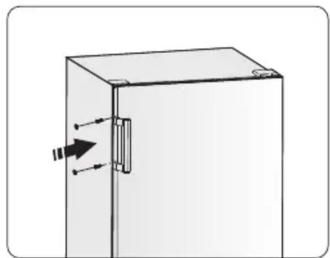 HISENSE FV245N4AWD - Installation d'une poignée de porte - 1