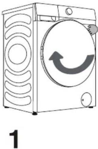 HISENSE WF3S8043BB3 - ALLUMAGE DU LAVE-LINGE - 2