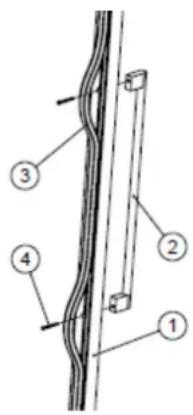 Caviss SLEN132TBE4 - INSTALLER LA POIGEE SUR LA PORTE - 1
