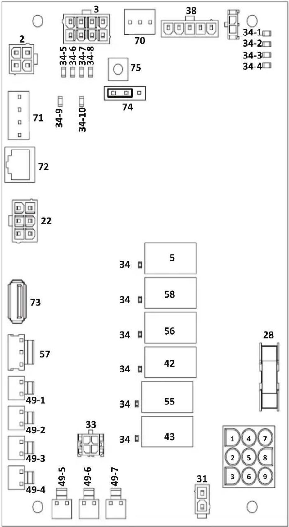 Manitowoc Indigo NXT iT0500 - Carte de commande électronique - 1