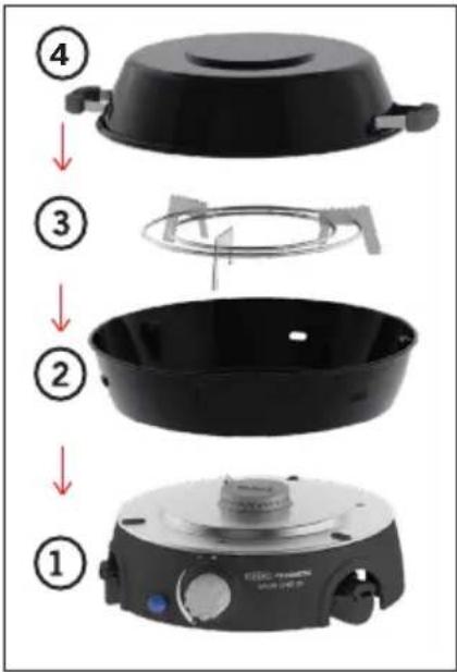 CADAC Safari Chef 30 HP - • Za zamenjavo brizgalne šobe: - 4