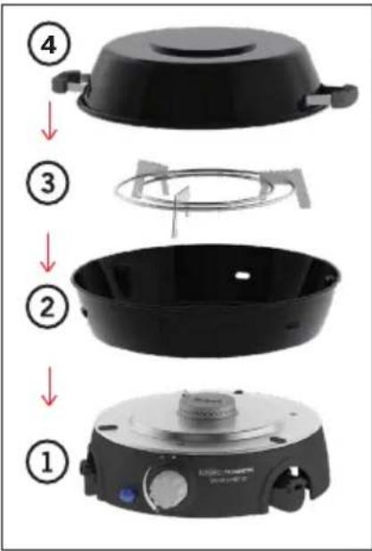 CADAC Safari Chef 30 HP - Taşıma çantasına geri paketleme - 2