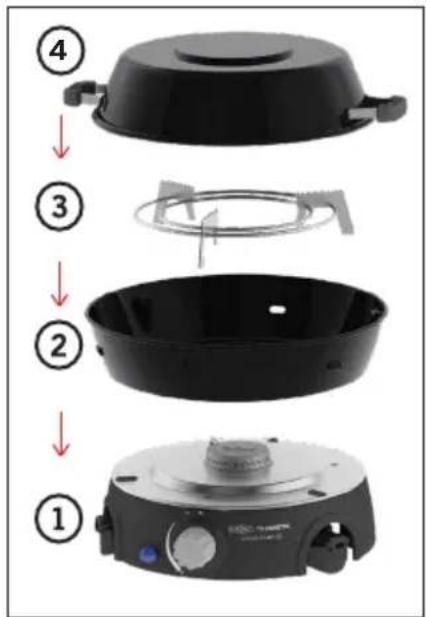CADAC Safari Chef 30 HP - Ersetzen einer blockierten Düse: - 4