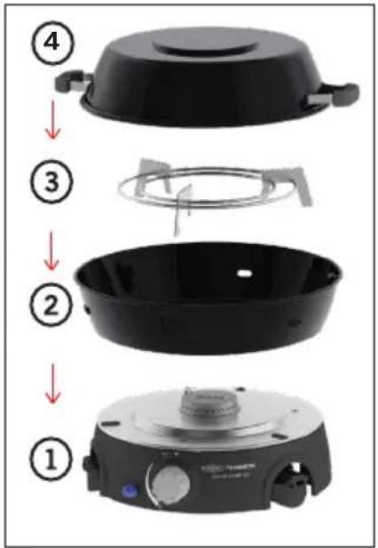 CADAC Safari Chef 30 HP - Packing back into the carry bag - 2