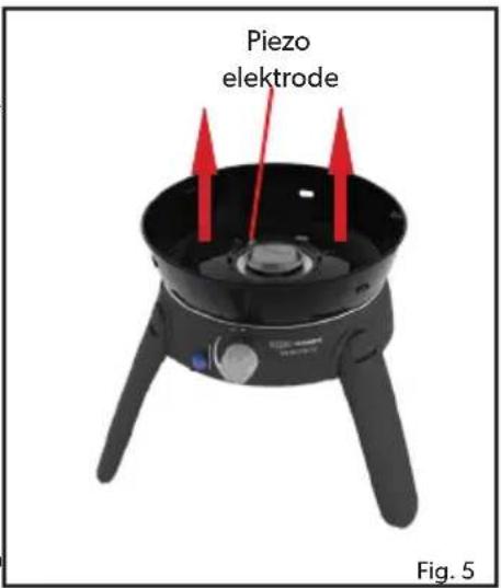 CADAC Safari Chef 30 HP - Udskiftning af tilstoppet dyse: - 1