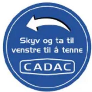 CADAC Meridian Built-in - Montering og endring av gassflasken - 2