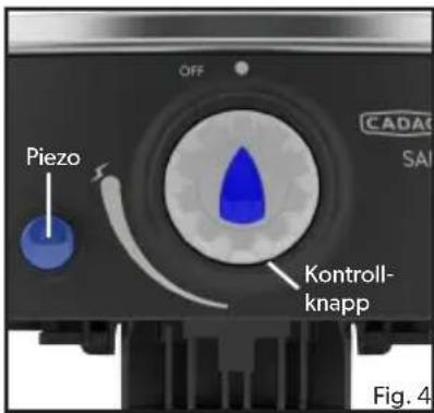 CADAC Safari Chef 30 LP - Hvordan koble fra og endre gasstilførselen - 1