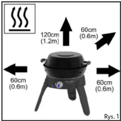 CADAC Safari Chef 30 LP - Informacje dotyczące bezpieczeństwa - 1