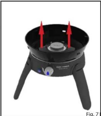 CADAC Safari Chef 30 LP - Udskiftning af slangen: - 1