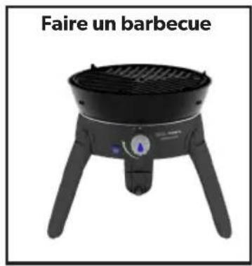 CADAC Safari Chef 30 LP - Options de cuisson - 1