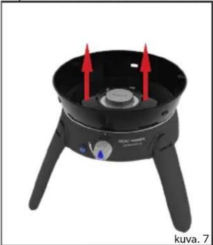 CADAC Safari Chef 30 LP - Letkun vaihto: - 1
