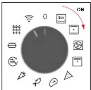 ROSIERES RO6 H3B3YTX - SWITCHING ON/OFF THE OVEN - 1
