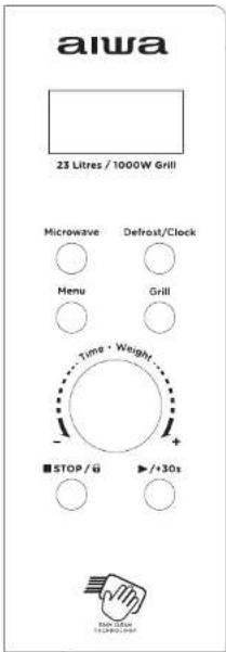 AIWA MW-230DG - FUNCIONAMIENTO DEL PANEL DE CONTROL - 1