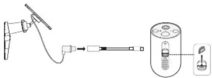 TP-LINK Tapo TC82 - Свързване на соларния панел към камерата - 3