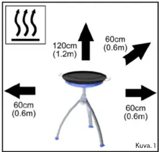 CADAC Paellabraai - Kevyt selkä - 1