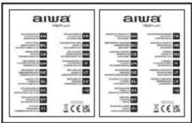 AIWA MW-200SL - ПРАВИЛНО ИЗХВЪРЛЯНЕ НА ТОЗИ ПРОДУКТ - 5