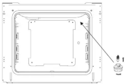 AMICA SHC 903 010 W - Replacing the halogen bulb in the oven - 1