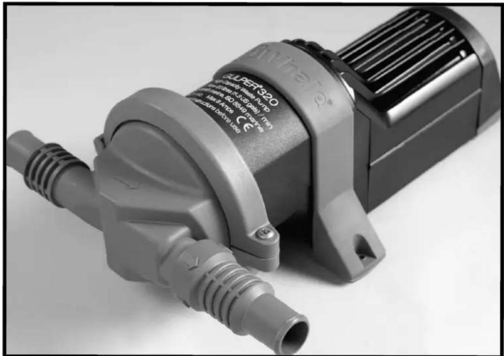 Whale Gulper 320 - High Capacity Shower/Galley Waste and Bilge Pump - 1