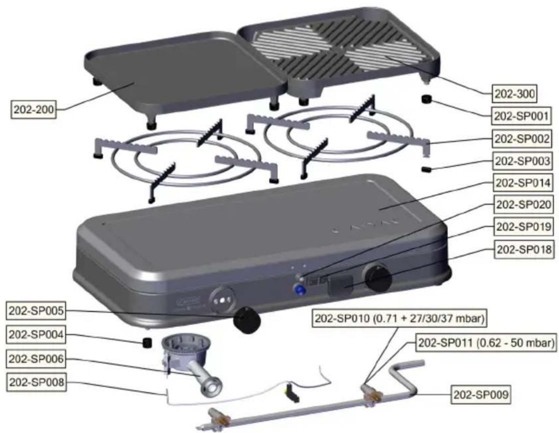 CADAC 2-Cook Pro - Spares - 1