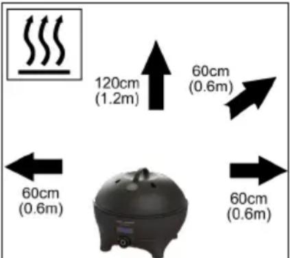 CADAC E Braai 40 FS - WARNING - 1