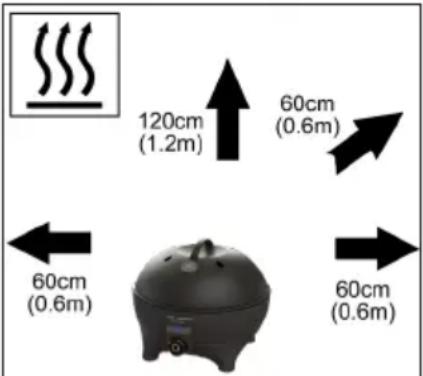 CADAC E Braai 40 FS - AVVERTIMENO - 1