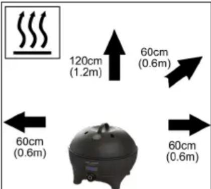 CADAC E Braai 40 FS - OSTRZEZENIE - 1