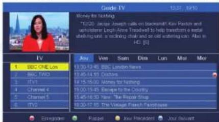 August DVB502 - Planification des enregistrements - 1