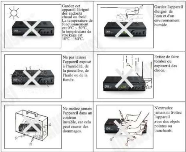 August DVB502 - ■ Stockage et Utilisation - 1