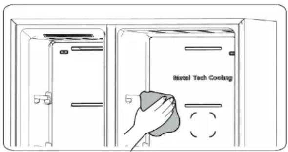 HISENSE RS818N4TIE1 - Limpeza interior - 1