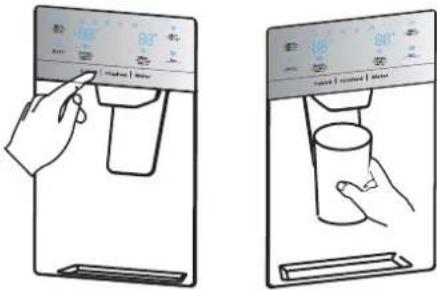 HISENSE RS818N4TIE1 - Uso del dispensador - 1