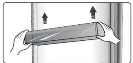 HISENSE RS818N4TIE1 - Prateleiras de vidro e prateleiras da porta - 1