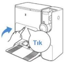 ECOVACS DEEBOT T30S Combo - ③ Toz Toplama Kabinini kapatın - 1