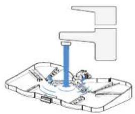 ECOVACS DEEBOT T30S Combo - MAINTAIN CLEANING SINK - 2