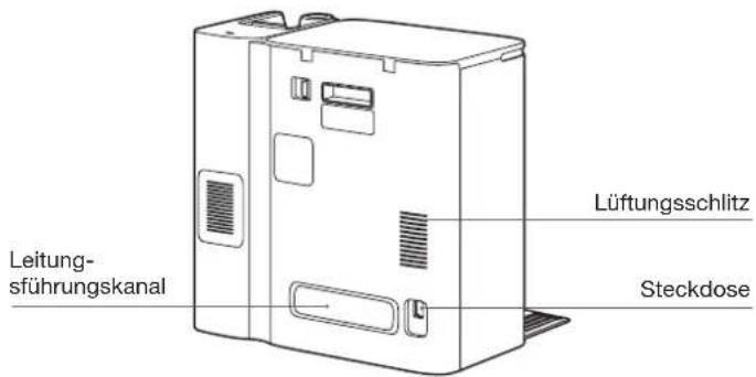 ECOVACS DEEBOT T30S Combo - Station (Rückseite) - 1