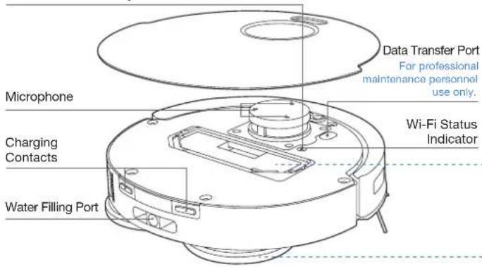 ECOVACS DEEBOT T30S Combo - RESET Button - 1